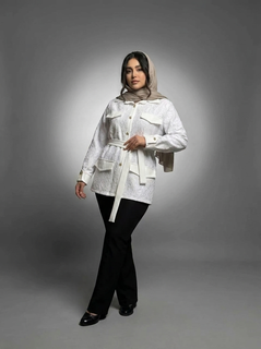 کت مجلسی زنانه گیپور قد ۷۰