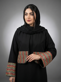 ست دو تیکه مجلسی زنانه هندی دوزی شده لینن