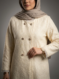 کت مجلسی زنانه گیپور قد ۷۵