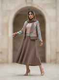 ست کت و دامن مجلسی زنانه