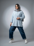 شومیز تابستانی آستین مچی